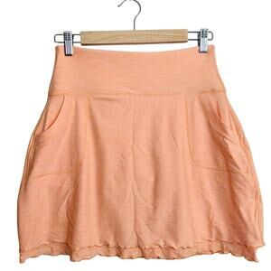 Peter Millar Performance Stretch Convertible Swing Skort Skirt Orange Small